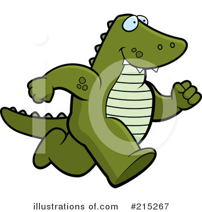 Royalty-Free (RF) Alligator Clipart Illustration by Cory Thoman - Stock Sample #215267
