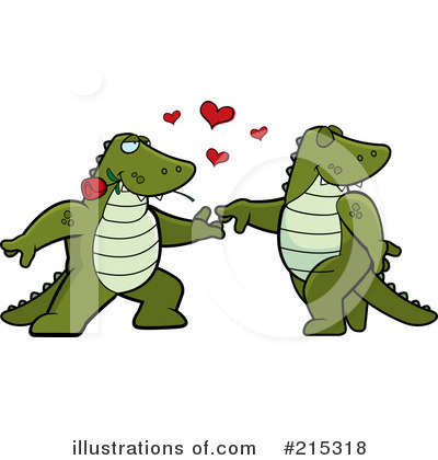 Royalty-Free (RF) Alligator Clipart Illustration by Cory Thoman - Stock Sample #215318