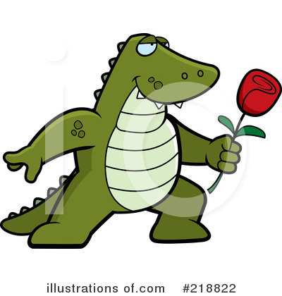 Royalty-Free (RF) Alligator Clipart Illustration by Cory Thoman - Stock Sample #218822