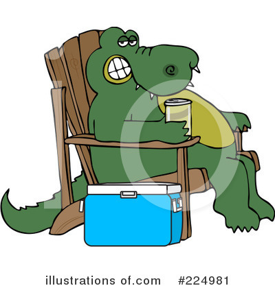 Alligator Clipart #224981 by djart