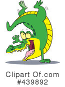 Alligator Clipart #439892 by toonaday