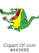 Alligator Clipart #443665 by toonaday