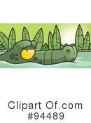 Alligator Clipart #94489 by Cory Thoman