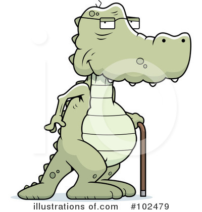 Alligator Clipart #102479 by Cory Thoman