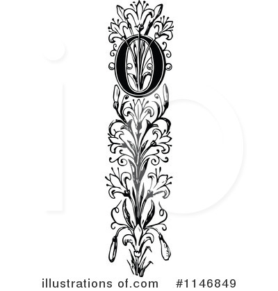 Royalty-Free (RF) Alphabet Clipart Illustration by Prawny Vintage - Stock Sample #1146849