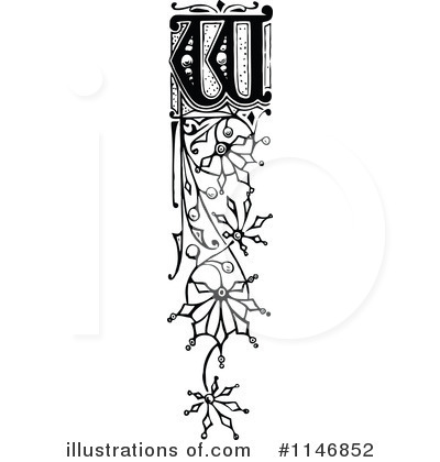 Royalty-Free (RF) Alphabet Clipart Illustration by Prawny Vintage - Stock Sample #1146852