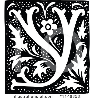 Royalty-Free (RF) Alphabet Clipart Illustration by Prawny Vintage - Stock Sample #1146853