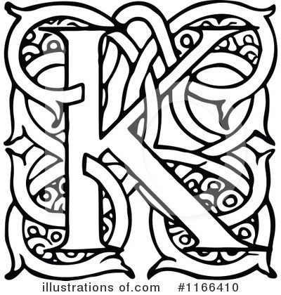 Royalty-Free (RF) Alphabet Clipart Illustration by Prawny Vintage - Stock Sample #1166410