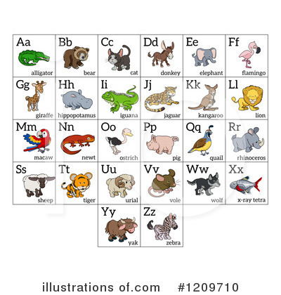 Royalty-Free (RF) Alphabet Clipart Illustration by AtStockIllustration - Stock Sample #1209710