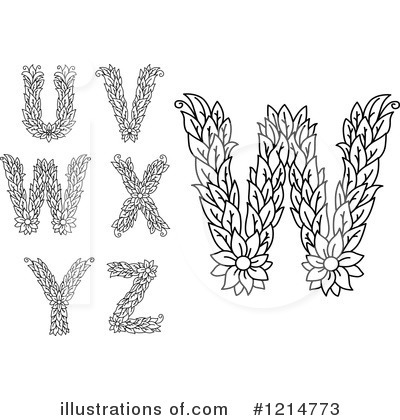 Royalty-Free (RF) Alphabet Clipart Illustration by Vector Tradition SM - Stock Sample #1214773