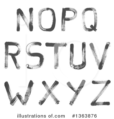 Royalty-Free (RF) Alphabet Clipart Illustration by vectorace - Stock Sample #1363876