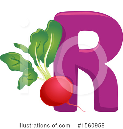 Radish Clipart #1560958 by BNP Design Studio