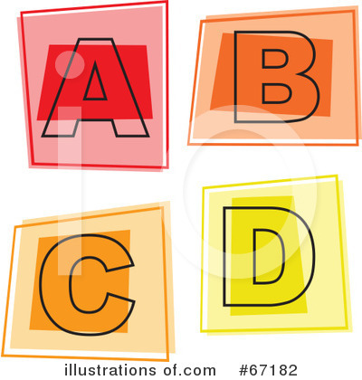 Royalty-Free (RF) Alphabet Clipart Illustration by Prawny - Stock Sample #67182