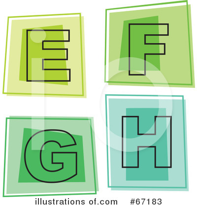 Royalty-Free (RF) Alphabet Clipart Illustration by Prawny - Stock Sample #67183