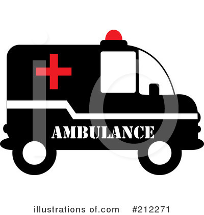 Royalty-Free (RF) Ambulance Clipart Illustration by Pams Clipart - Stock Sample #212271