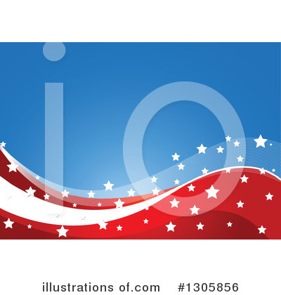 American Flag Clipart #1305856 by Pushkin