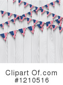 American Flag Clipart #1210516 by KJ Pargeter