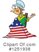 American Flag Clipart #1251938 by toonaday