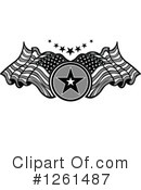 American Flag Clipart #1261487 by Chromaco