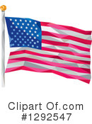 American Flag Clipart #1292547 by patrimonio