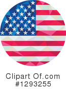 American Flag Clipart #1293255 by patrimonio