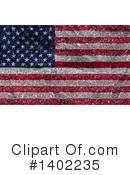 American Flag Clipart #1402235 by KJ Pargeter