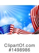 American Flag Clipart #1498986 by AtStockIllustration