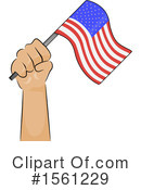 American Flag Clipart #1561229 by BNP Design Studio