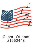 American Flag Clipart #1652448 by BNP Design Studio