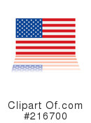 American Flag Clipart #216700 by michaeltravers