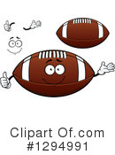 American Football Clipart #1294991 by Vector Tradition SM