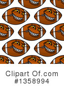 American Football Clipart #1358994 by Vector Tradition SM