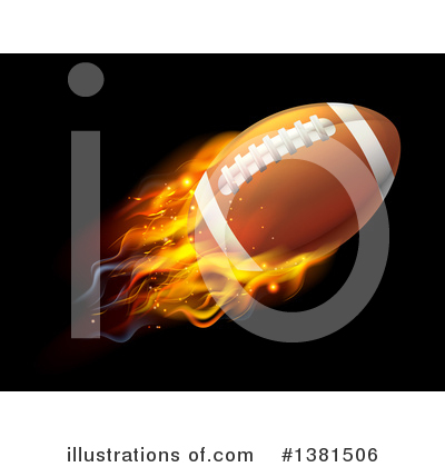 Footballs Clipart #1381506 by AtStockIllustration
