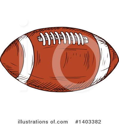 Royalty-Free (RF) American Football Clipart Illustration by Vector Tradition SM - Stock Sample #1403382