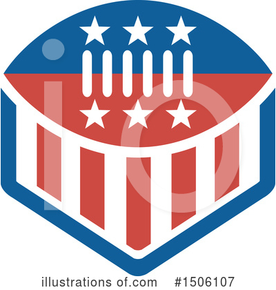 Royalty-Free (RF) American Football Clipart Illustration by patrimonio - Stock Sample #1506107