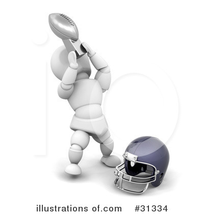 American Football Clipart #31334 by KJ Pargeter