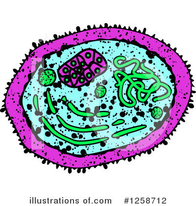 Royalty-Free (RF) Amoeba Clipart Illustration by Vector Tradition SM - Stock Sample #1258712