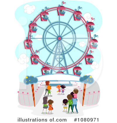 Ferris Wheels Clipart #1080971 by BNP Design Studio
