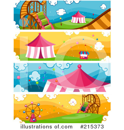 Royalty-Free (RF) Amusement Park Clipart Illustration by BNP Design Studio - Stock Sample #215373