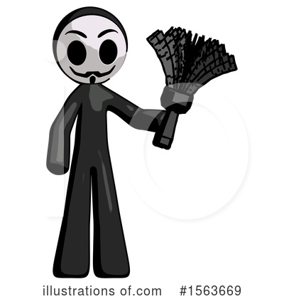 Royalty-Free (RF) Anarchist Clipart Illustration by Leo Blanchette - Stock Sample #1563669