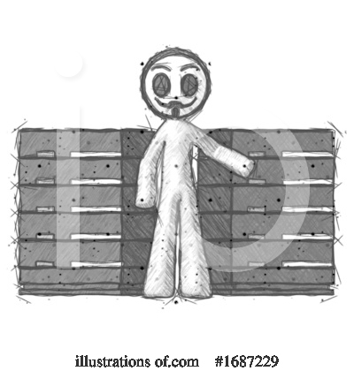 Royalty-Free (RF) Anarchist Clipart Illustration by Leo Blanchette - Stock Sample #1687229