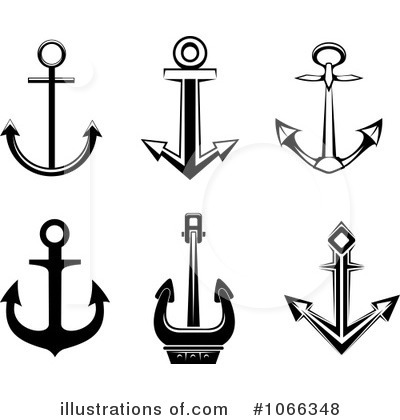Royalty-Free (RF) Anchor Clipart Illustration by Vector Tradition SM - Stock Sample #1066348
