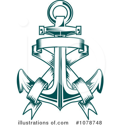 Royalty-Free (RF) Anchor Clipart Illustration by Vector Tradition SM - Stock Sample #1078748