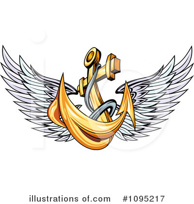 Royalty-Free (RF) Anchor Clipart Illustration by Vector Tradition SM - Stock Sample #1095217