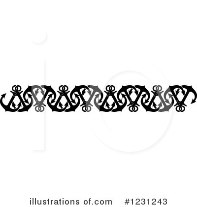 Royalty-Free (RF) Anchor Clipart Illustration by Vector Tradition SM - Stock Sample #1231243