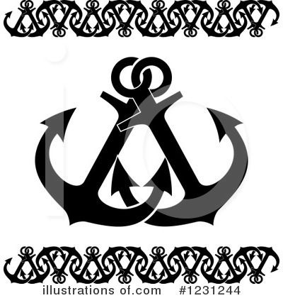 Royalty-Free (RF) Anchor Clipart Illustration by Vector Tradition SM - Stock Sample #1231244