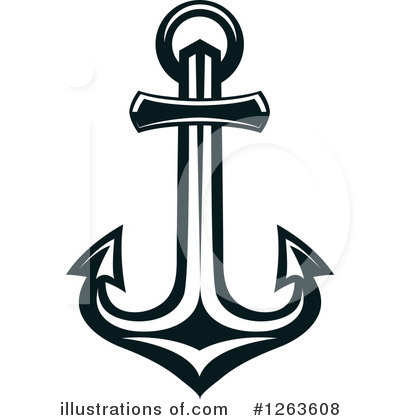 Royalty-Free (RF) Anchor Clipart Illustration by Vector Tradition SM - Stock Sample #1263608