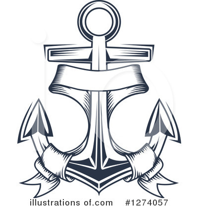 Royalty-Free (RF) Anchor Clipart Illustration by Vector Tradition SM - Stock Sample #1274057