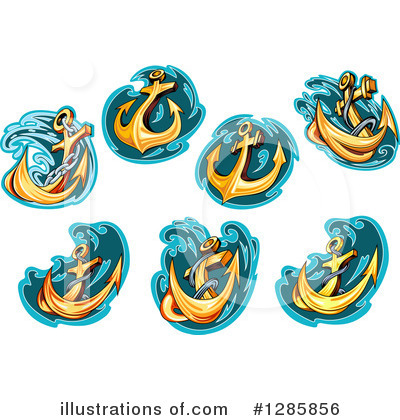 Royalty-Free (RF) Anchor Clipart Illustration by Vector Tradition SM - Stock Sample #1285856