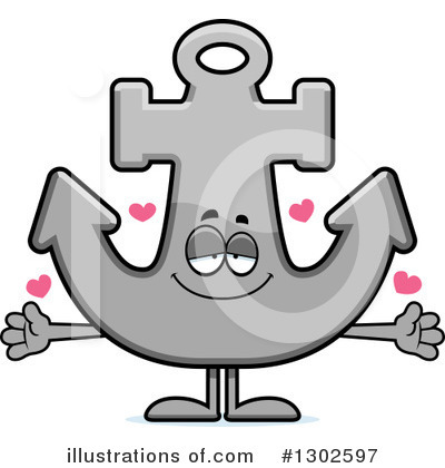 Royalty-Free (RF) Anchor Clipart Illustration by Cory Thoman - Stock Sample #1302597